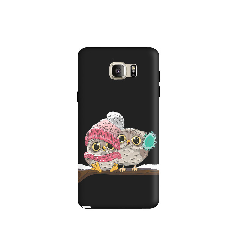 کاور طرح دخترانه جغد کد y4496 مناسب برای گوشی موبایل سامسونگ Galaxy note5