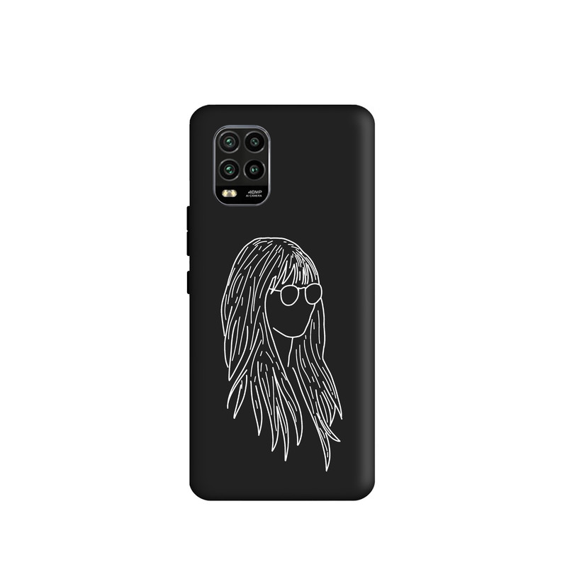 کاور طرح دختر مینیمال کد y7526 مناسب برای گوشی موبایل شیائومی Mi 10 Lite