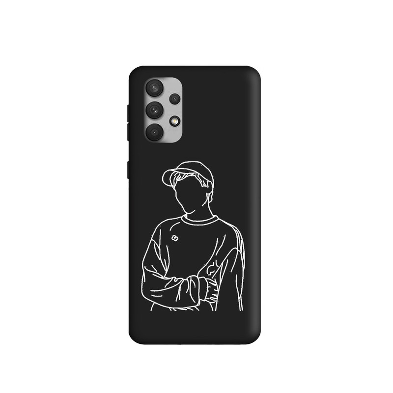 کاور طرح پسرانه مینیمال کد 1340 مناسب برای گوشی موبایل سامسونگ Galaxy A13 4G