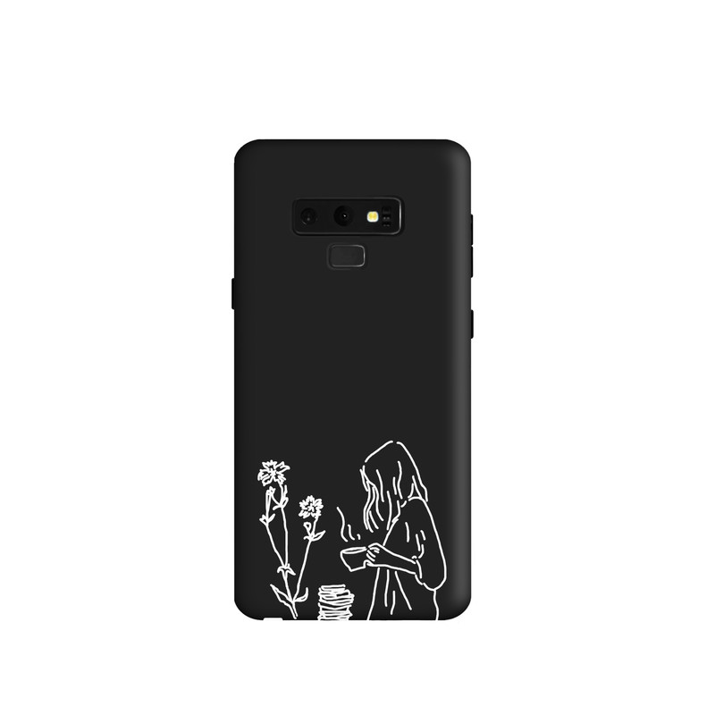 کاور طرح دخترانه مینیمال کد y4706 مناسب برای گوشی موبایل سامسونگ Galaxy Note 9