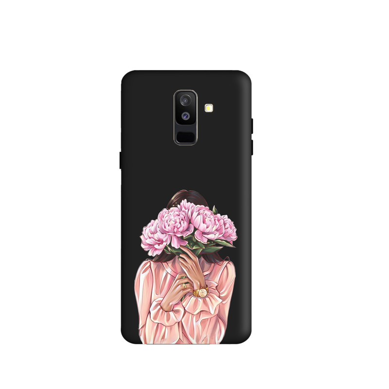 کاور طرح دخترانه گل کدy649 مناسب برای گوشی موبایل سامسونگ Galaxy A6PLUS