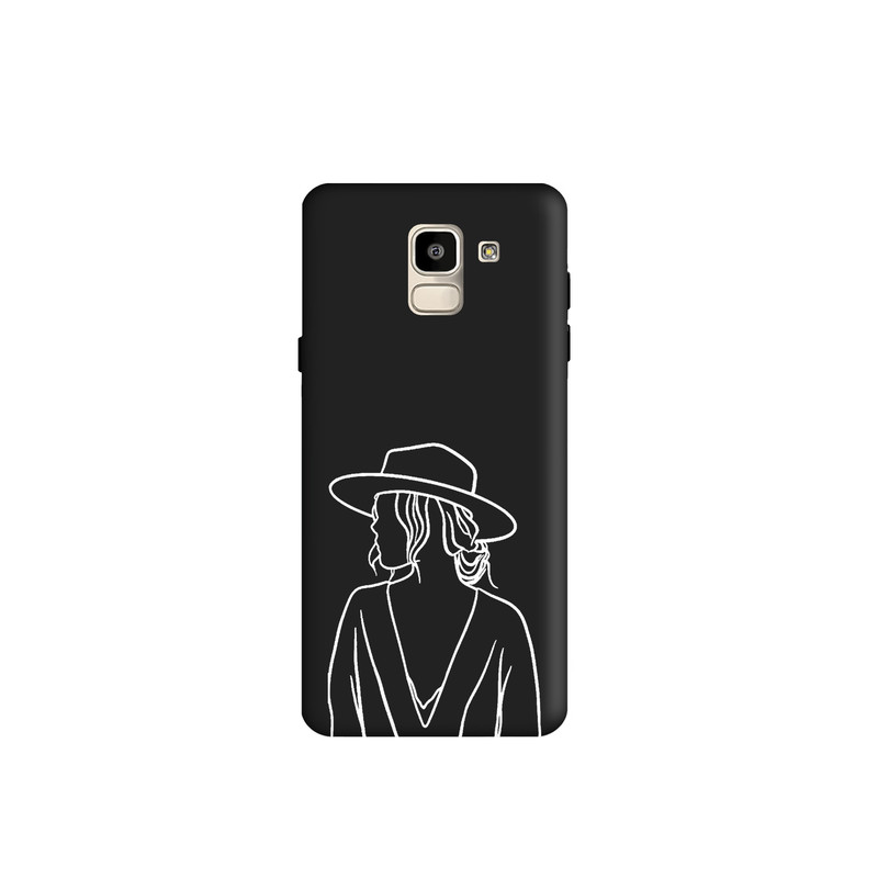 کاور طرح دخترانه مینیمال فانتزی کد y6724 مناسب برای گوشی موبایل سامسونگ Galaxy A6 2018