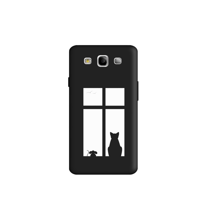 کاور طرح گربه مینیمال کد y5146 مناسب برای گوشی موبایل سامسونگ Galaxy S3