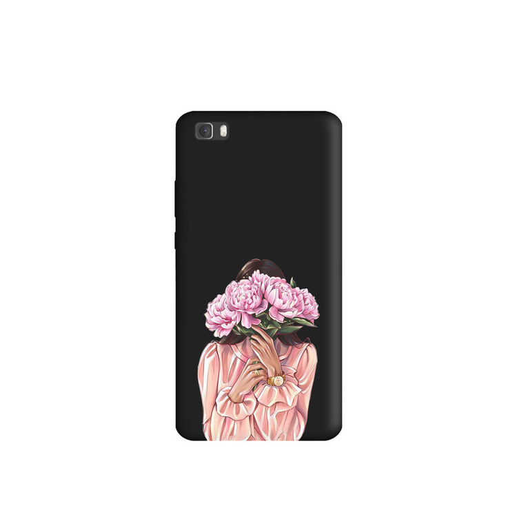 کاور طرح دخترانه گل کد u1651 مناسب برای گوشی موبایل هوآوی P8 Lite