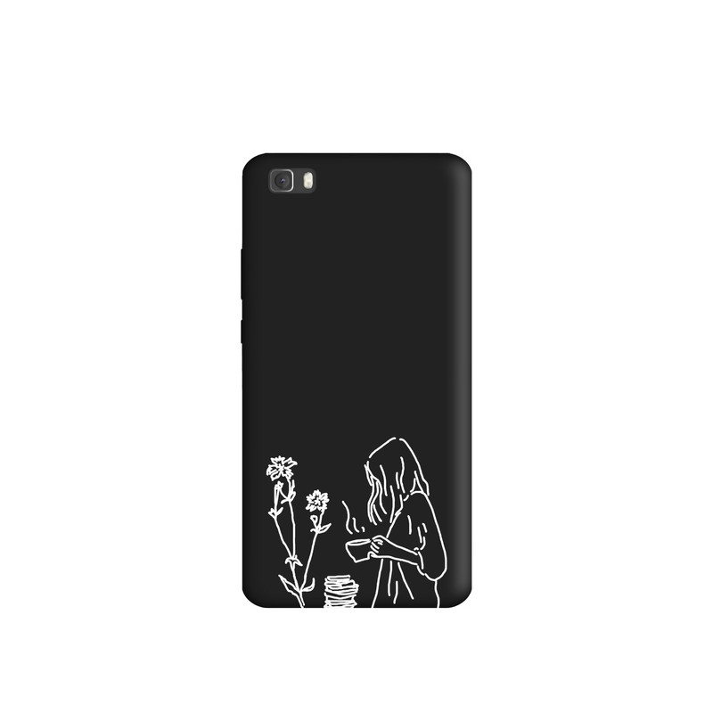 کاور طرح دخترانه مینیمال کد u1654 مناسب برای گوشی موبایل هوآوی P8 Lite
