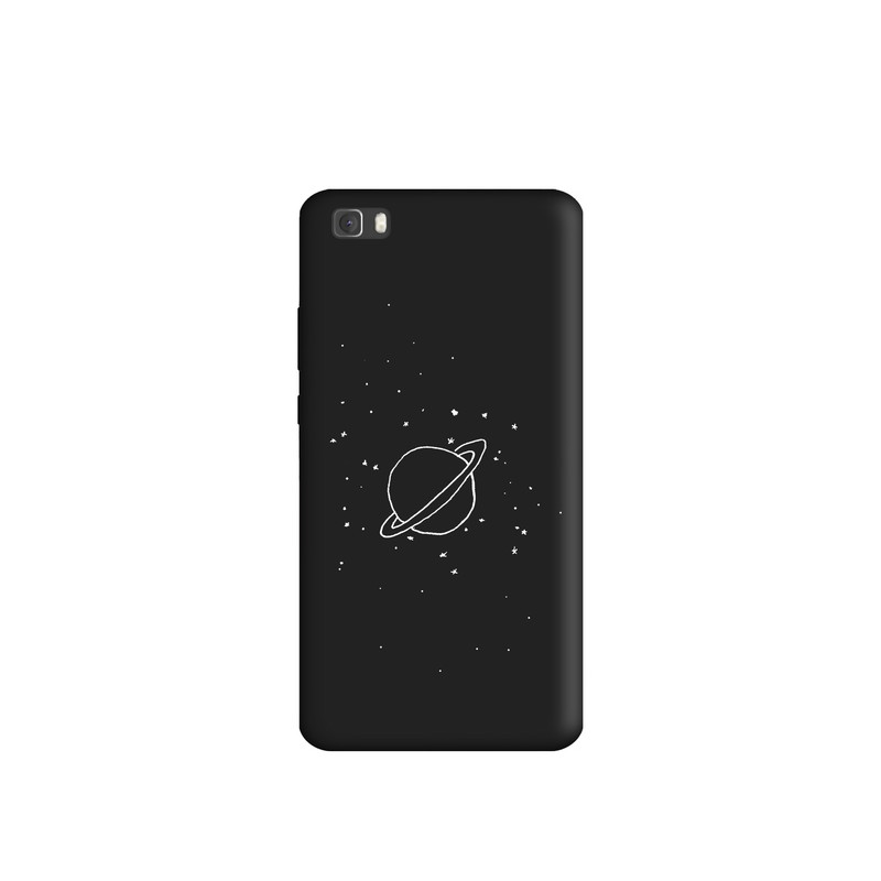 کاور طرح سیاره زحل مینیمال کد u1662 مناسب برای گوشی موبایل هوآوی P8 Lite