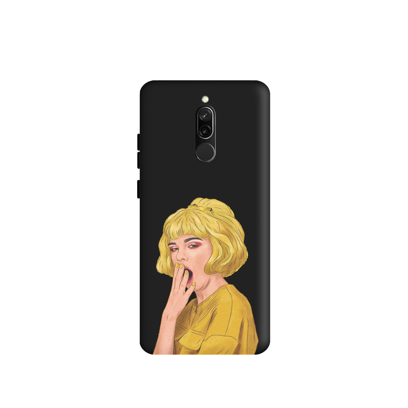 کاور طرح دختر خوابالو کد y8535 مناسب برای گوشی موبایل شیائومی Redmi 8