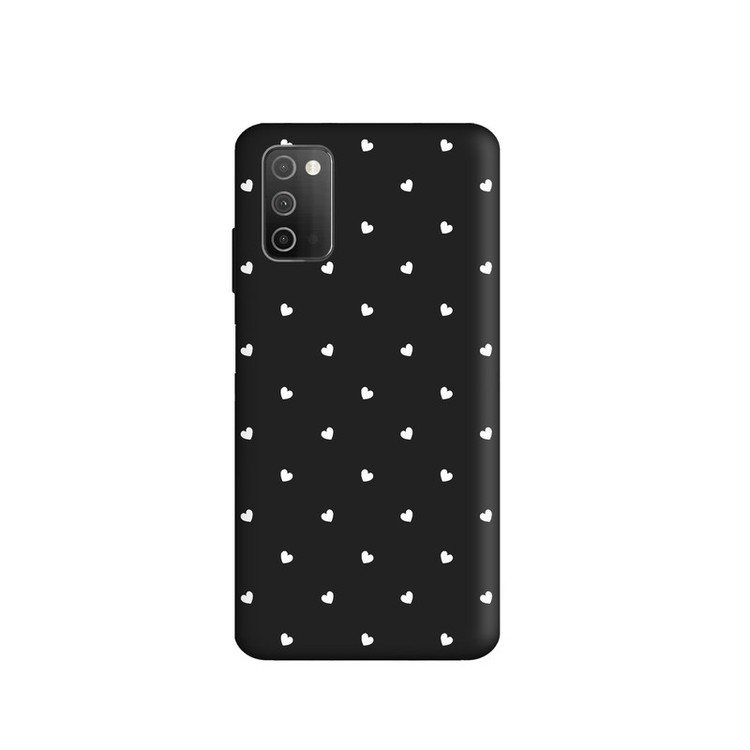 کاور طرح قلب سفید کد y473 مناسب برای گوشی موبایل سامسونگ Galaxy A03S