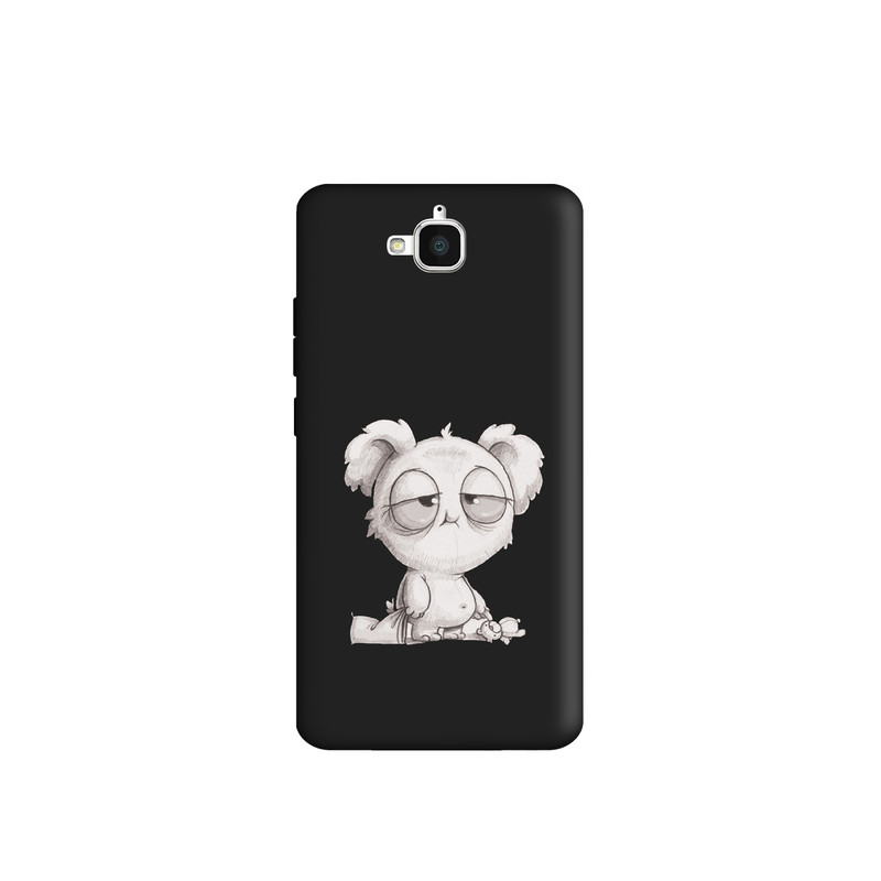 کاور طرح خرس خسته کد u2635 مناسب برای گوشی موبایل هوآوی Y6 pro