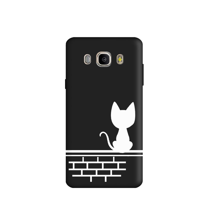 کاور طرح گربه مینیمال کد y3117 مناسب برای گوشی موبایل سامسونگ Galaxy J5 2016 / j510