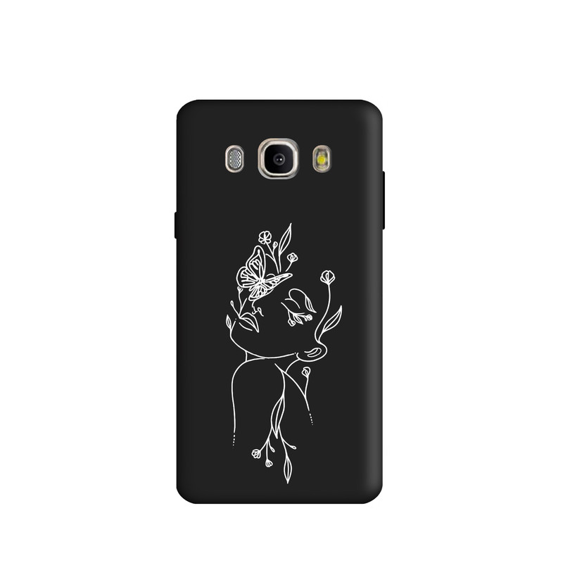 کاور طرح مینیمال دخترانه کد y3134 مناسب برای گوشی موبایل سامسونگ Galaxy J5 2016 / j510