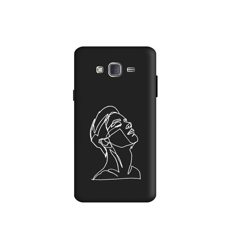 کاور طرح چهره مینیمال پسرانه کد y3259 مناسب برای گوشی موبایل سامسونگ Galaxy j7 2015 / j700