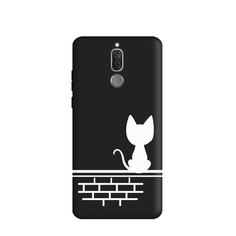 کاور طرح گربه مینیمال کد u1089 مناسب برای گوشی موبایل هوآوی Mate 10 Lite