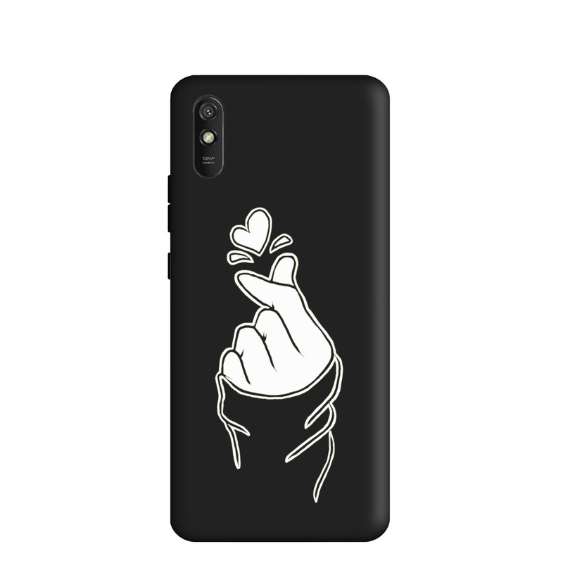 کاور طرح دست عاشقانه کد y8751 مناسب برای گوشی موبایل شیائومی Redmi 9A