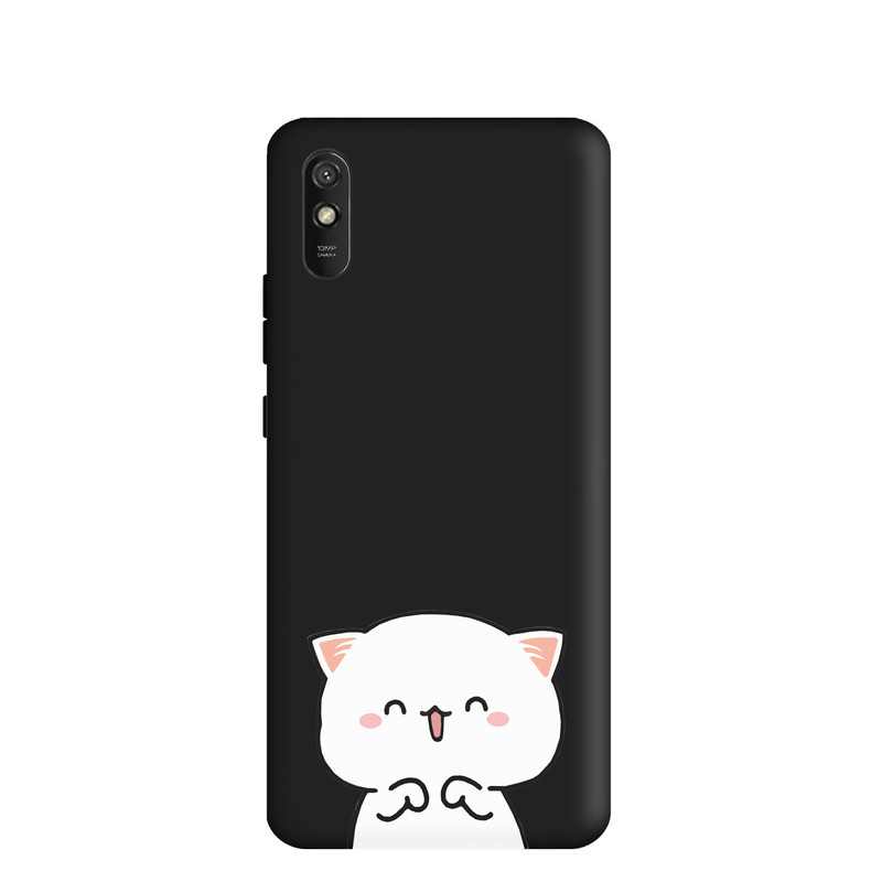 کاور طرح گربه دخترانه کد y8778 مناسب برای گوشی موبایل شیائومی Redmi 9A