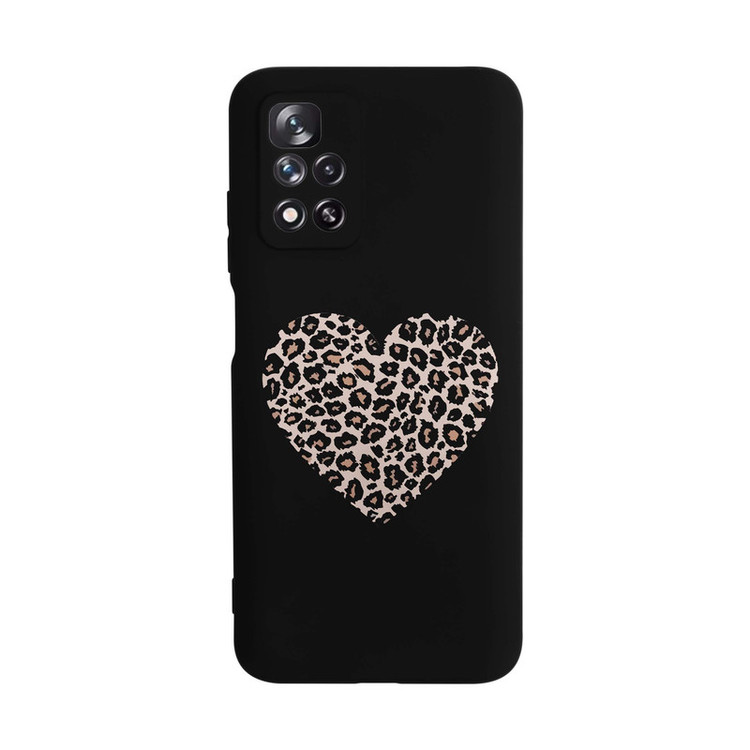 کاور قاب گارد طرح قلب پلنگی کد s6163 مناسب برای گوشی موبایل شیائومی Redmi Note 11 5G / Poco M4 Pro 5G