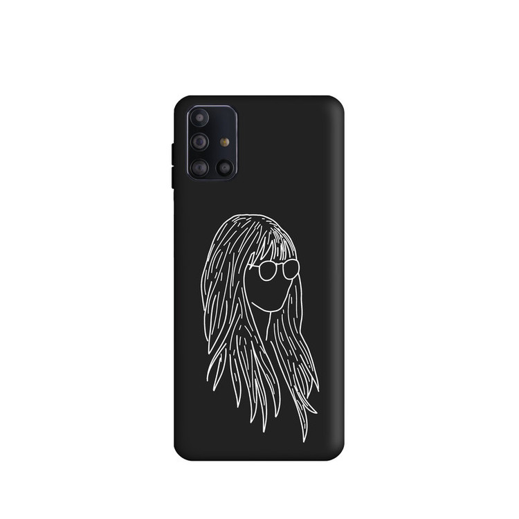 کاور طرح دختر مینیمال کد y3887 مناسب برای گوشی موبایل سامسونگ Galaxy M31S