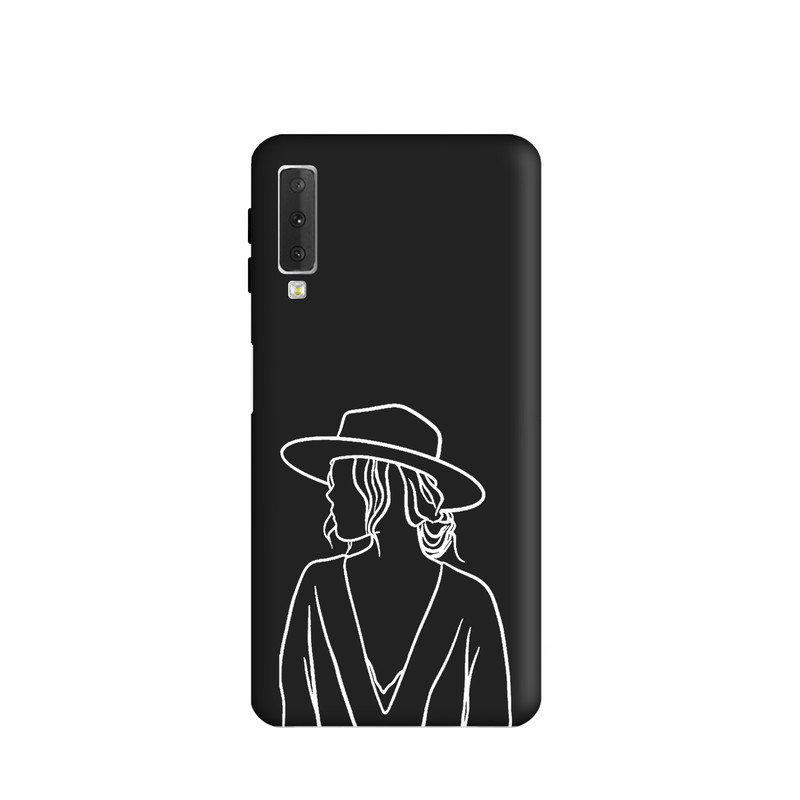 کاور طرح دخترانه مینیمال فانتزی کد y2069 مناسب برای گوشی موبایل سامسونگ Galaxy A750 / A7 2018