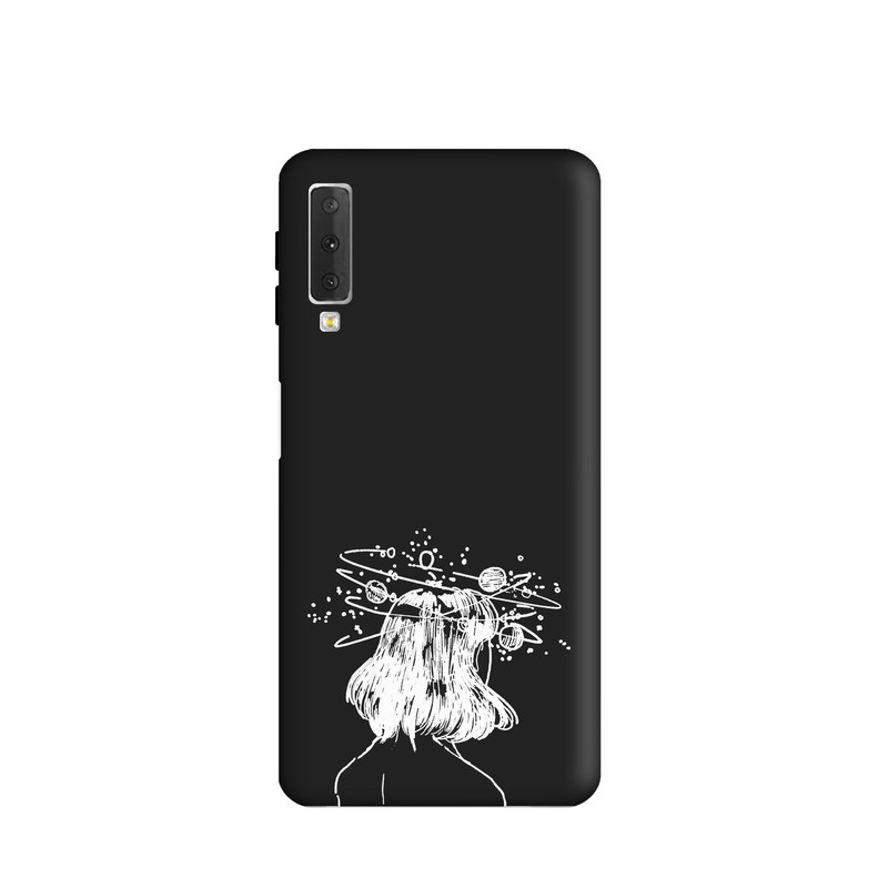 کاور طرح دخترانه مینیمال کد y2072 مناسب برای گوشی موبایل سامسونگ Galaxy A750 / A7 2018