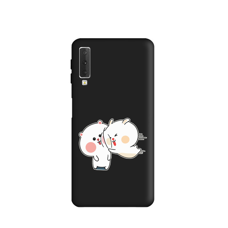 کاور طرح عاشقانه خرگوش کد y2082 مناسب برای گوشی موبایل سامسونگ Galaxy A750 / A7 2018