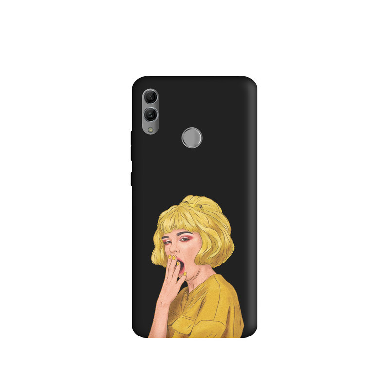 کاور طرح دختر خوابالو کد u845 مناسب برای گوشی موبایل هوآوی P Smart 2019 / آنر 10 Lite