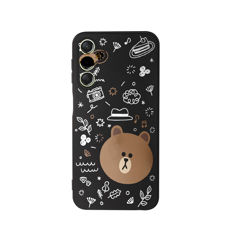 کاور طرح خرس فانتزی لاین کد s4063 مناسب برای گوشی موبایل سامسونگ Galaxy A34
