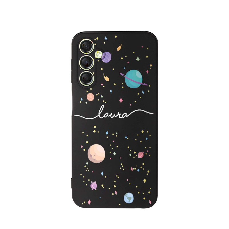 کاور طرح کهکشان مینیمال کد s4095 مناسب برای گوشی موبایل سامسونگ Galaxy A34