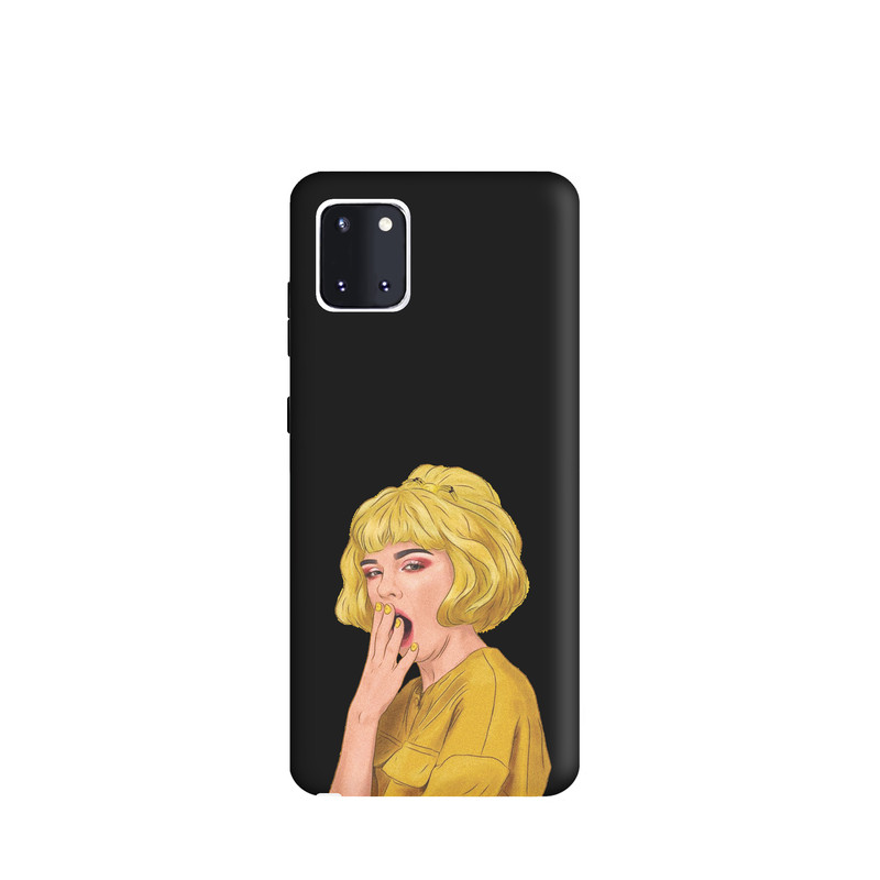 کاور طرح دختر خوابالو کد y4898 مناسب برای گوشی موبایل سامسونگ Galaxy Note 10 Lite