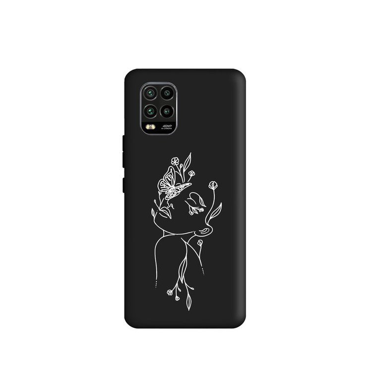 کاور طرح مینیمال دخترانه کد y7586 مناسب برای گوشی موبایل شیائومی Mi 10 Lite