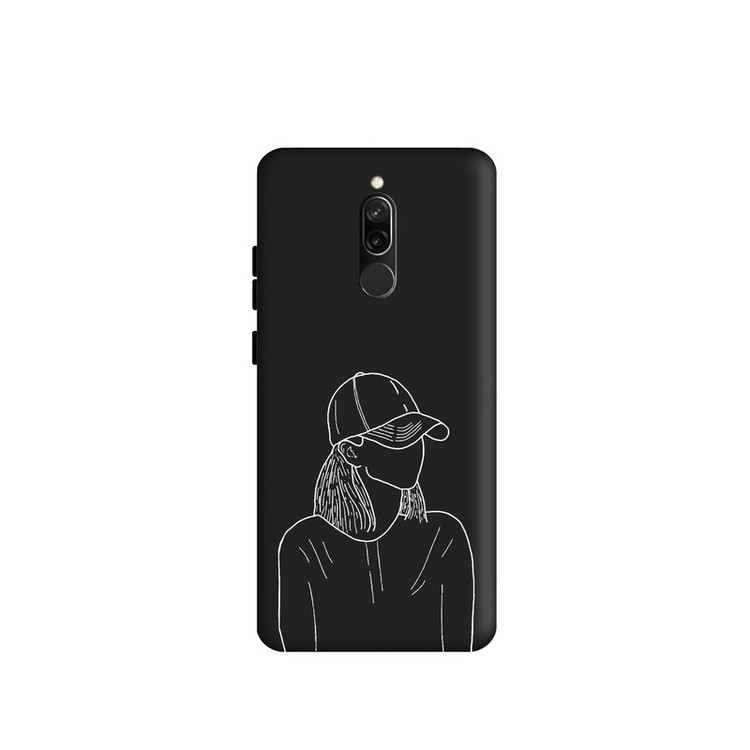 کاور طرح دخترانه مینیمال کد y8547 مناسب برای گوشی موبایل شیائومی Redmi 8