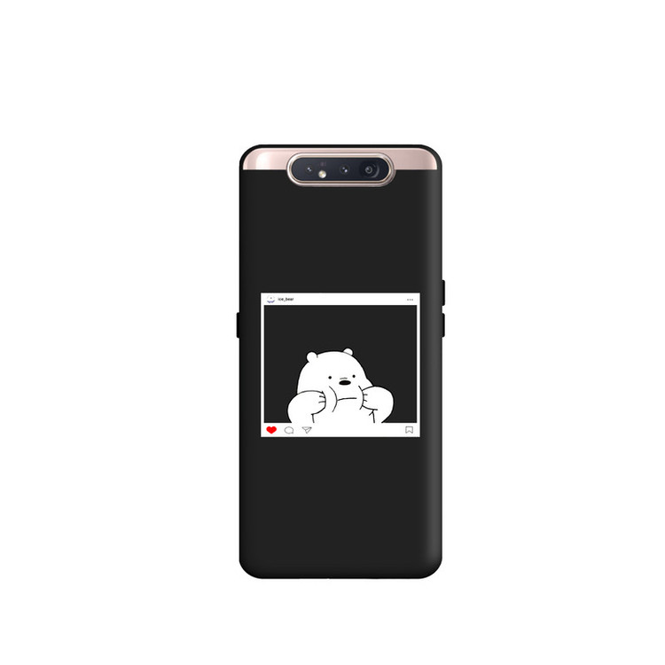 کاور طرح خرس کله فدقی کد y1048 مناسب برای گوشی موبایل سامسونگ Galaxy A80