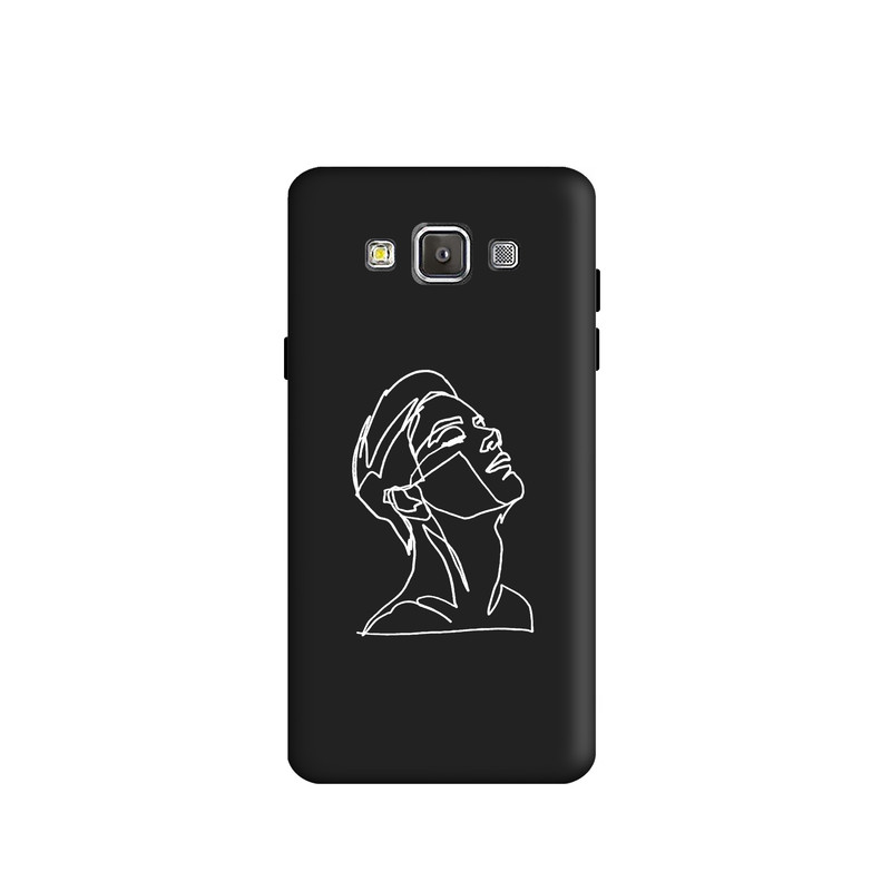 کاور طرح چهره مینیمال پسرانه کد y1439 مناسب برای گوشی موبایل سامسونگ Galaxy A5 2015/A500