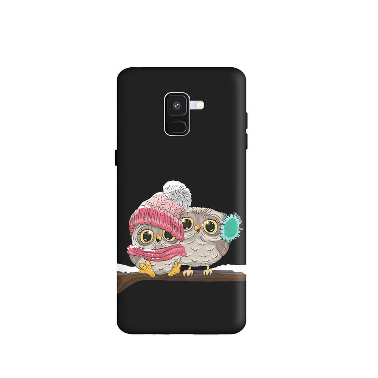 کاور طرح دخترانه جغد کد y930 مناسب برای گوشی موبایل سامسونگ Galaxy A8 2018