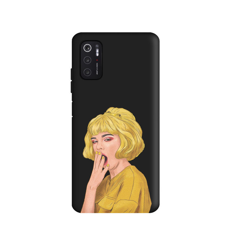 کاور طرح دختر خوابالو کد y8131 مناسب برای گوشی موبایل شیائومی Poco M3 pro