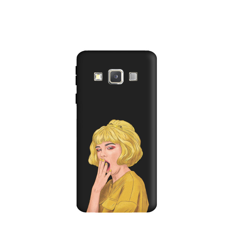 کاور طرح دختر خوابالو کد y849 مناسب برای گوشی موبایل سامسونگ Galaxy A8 2015 / A800