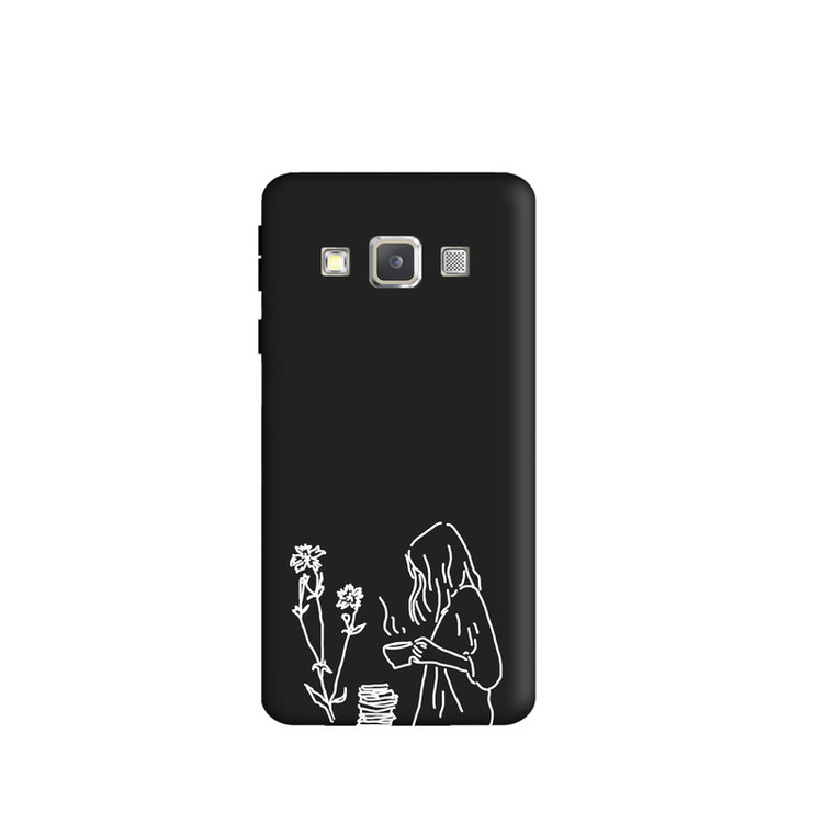 کاور طرح دخترانه مینیمال کد y854 مناسب برای گوشی موبایل سامسونگ Galaxy A8 2015 / A800