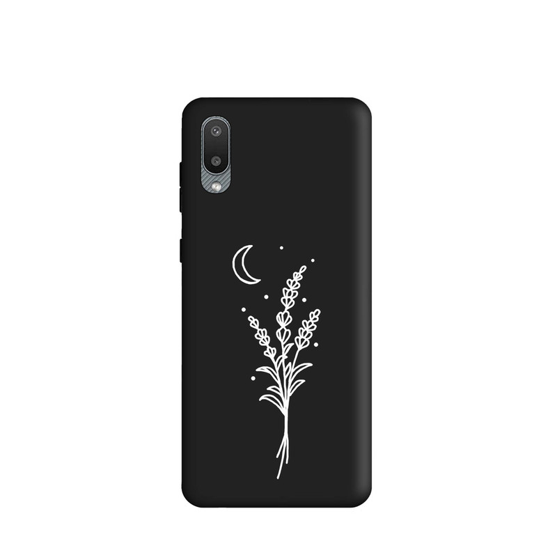 کاور قاب گارد طرح گل و ماه کد s7890 مناسب برای گوشی موبایل سامسونگ Galaxy A02 / A022