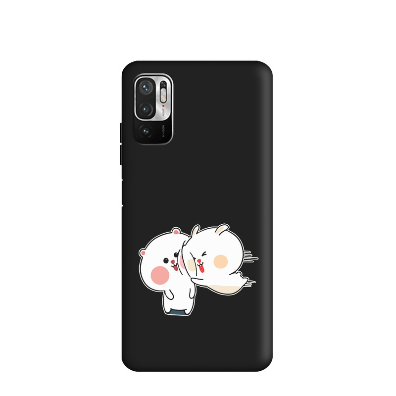 کاور طرح عاشقانه خرگوش کد y9364 مناسب برای گوشی موبایل شیائومی Redmi Note 10 5G