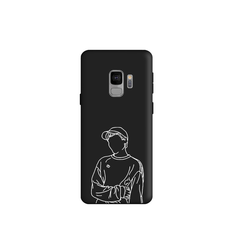 کاور طرح مینیمال پسرانه کد y5868 مناسب برای گوشی موبایل سامسونگ Galaxy S9