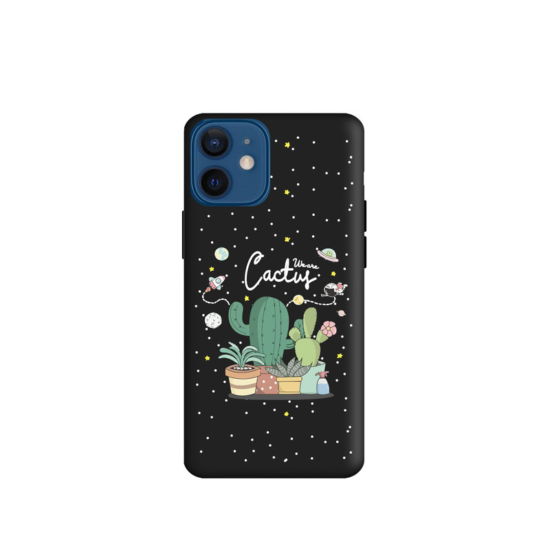 کاور طرح کاکتوس کد s3609 مناسب برای گوشی موبایل اپل iPhone 12MINI