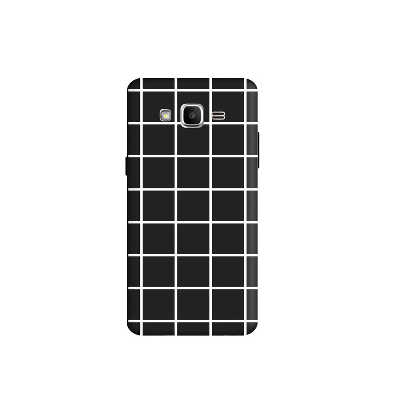 کاور قاب گارد طرح چهارخونه کد s8143 مناسب برای گوشی موبایل سامسونگ Galaxy J2 Prime / Grand Prime