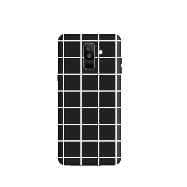 کاور قاب گارد طرح چهارخونه کد s8233 مناسب برای گوشی موبایل سامسونگ Galaxy A6 Plus