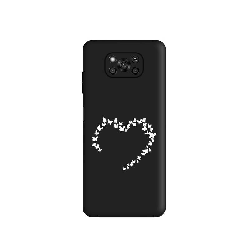 کاور قاب گارد طرح قلب پروانه ای کد s8857 مناسب برای گوشی موبایل شیائومی Poco X3 / Poco X3 Pro