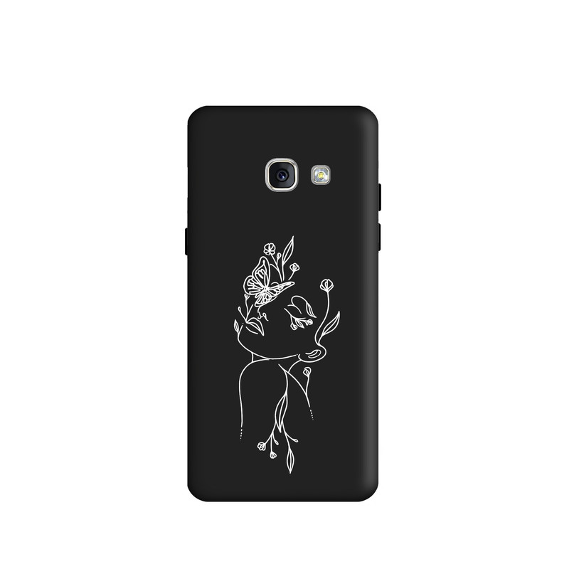 کاور طرح مینیمال دخترانه کد y1415 مناسب برای گوشی موبایل سامسونگ Galaxy A320 / A3 2017