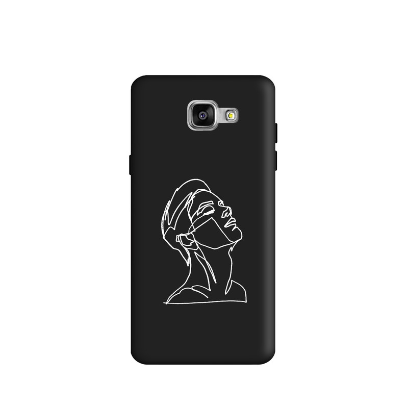 کاور طرح چهره مینیمال کد y1844 مناسب برای گوشی موبایل سامسونگ Galaxy A7 2016 / A710