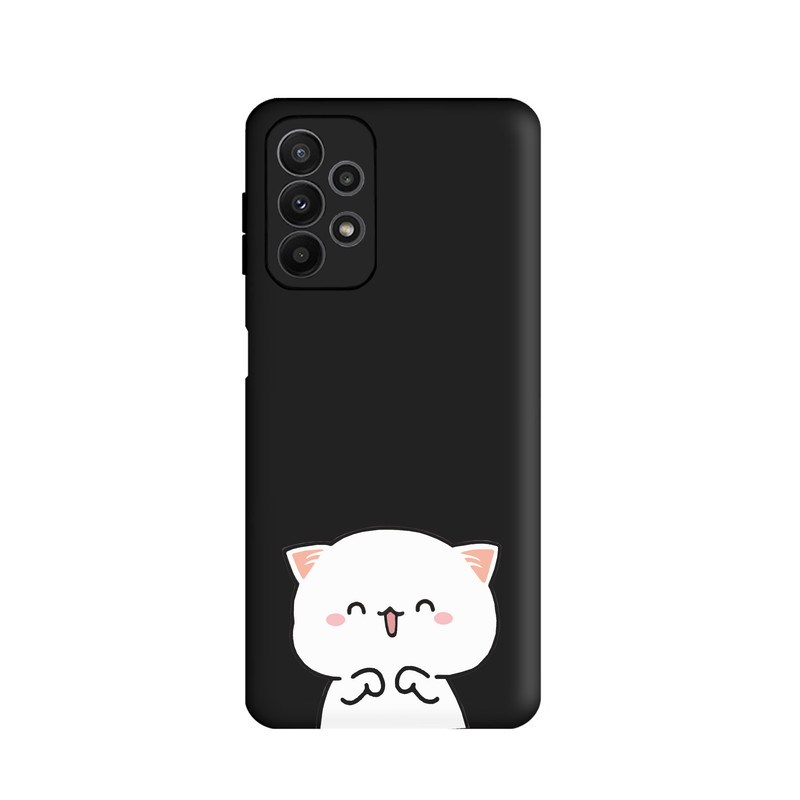 کاور طرح گربه دخترانه کد u5973 مناسب برای گوشی موبایل سامسونگ Galaxy A73