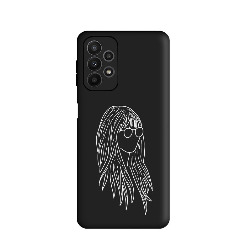 کاور طرح دختر مینیمال کد u5934 مناسب برای گوشی موبایل سامسونگ Galaxy A73