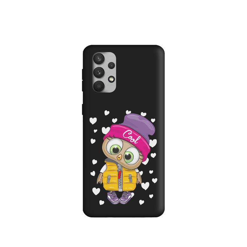 کاور طرح جغد دخترانه کد s1904 مناسب برای گوشی موبایل سامسونگ Galaxy A32 4G