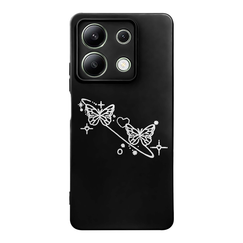 کاور قاب گارد طرح پروانه ای کد s12294 مناسب برای گوشی موبایل شیائومی Redmi Note 13 4G