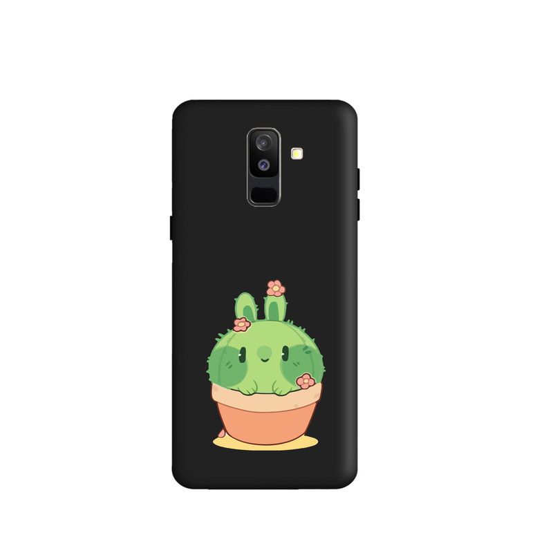 کاور طرح کاکتوس کیوت کد s654 مناسب برای گوشی موبایل سامسونگ Galaxy A6 Plus / J8
